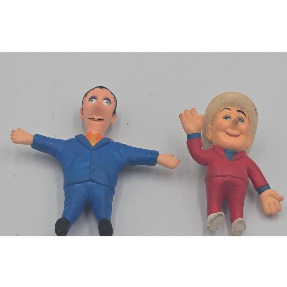 Vtg 1993 Shining Time Station Bend-Ems Figures Tito & Tex Just Toys Jukebox Band